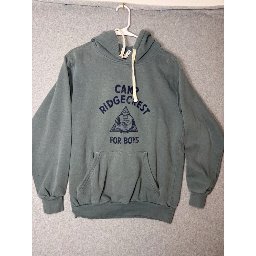 MV Sport Hoodie Mens S Camp Ridgecrest For Boys Graphic Fleece Pullover Teal